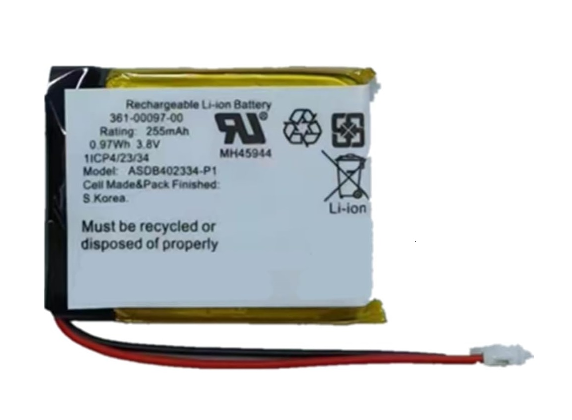 (bilde for) Garmin 361-00097-00 Fenix ​​5 Approach S60 Forerunner 935 GPS 255mAh 3.8v kompatibelt batterier