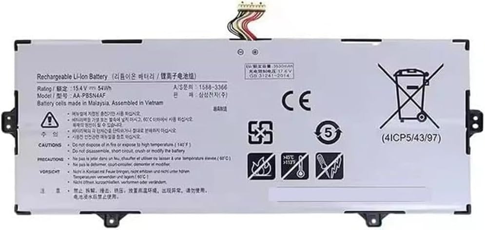 (bilde for) AA-PBSN4AF AAPBSN4AF Samsung Notebook 9 Pen 13 Inch NP930SBE NT930SBE kompatibelt batterier