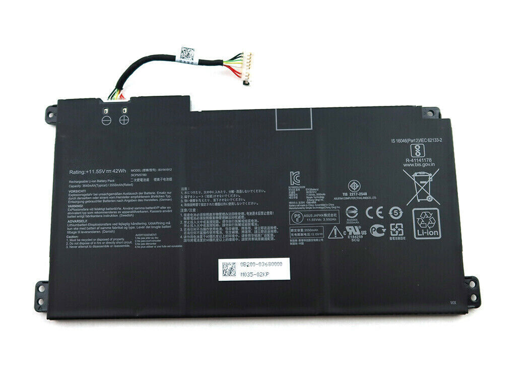 B31N1912 C31N1912 Asus VivoBook Go 14 15 E410KA E410MA E510KA E510MA L410MA L510MA kompatibelt batterier