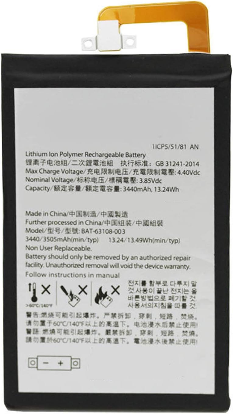 (bilde for) 58-000056 S13-R2-A Amazon Kindle Voyage NM460GZ MC-305070 tablette ultra-puissance S13-R2 S13-R2-A kompatibelt batterier