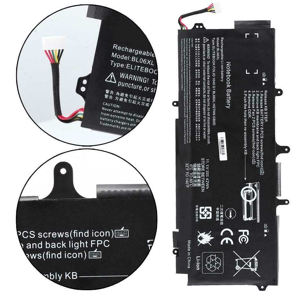 Modal Additional Images for HP EliteBook Folio 1040 G1 G2 kompatibelt batterier