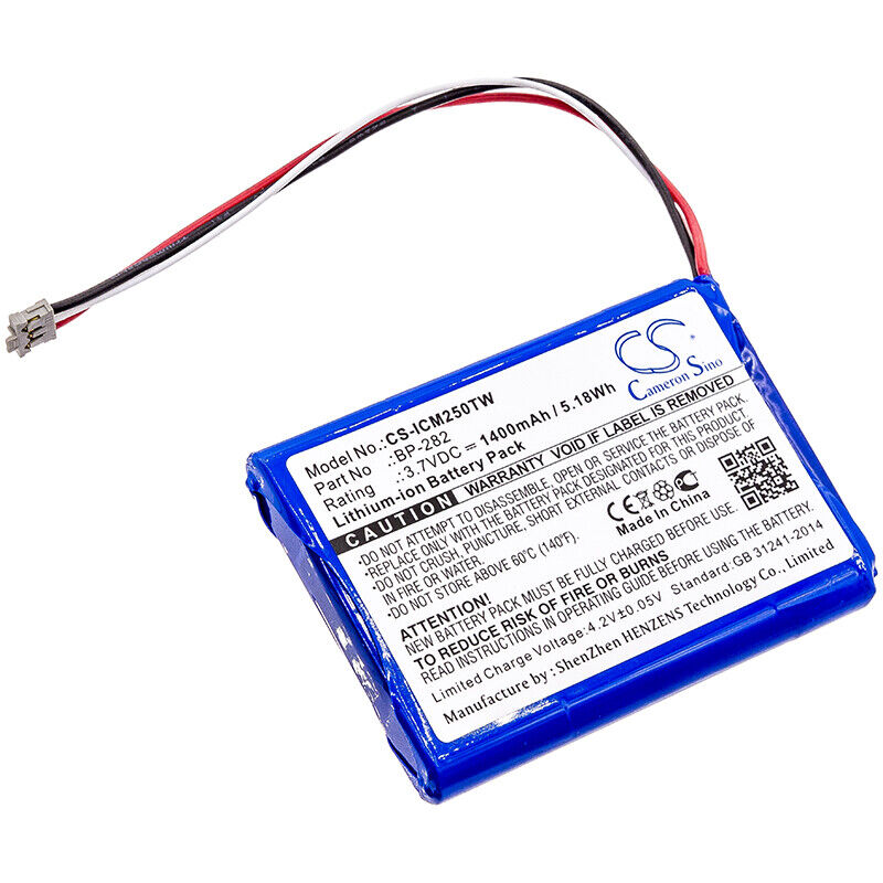 (bilde for) ICOM IC-M25, BP-282 3.7V kompatibelt batterier