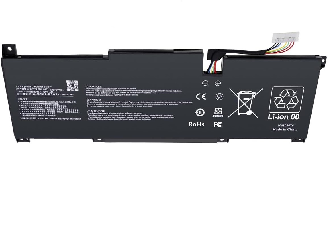 (bilde for) BTY-M491 MSI Modern 15 A11M MS-1552 15M A11SDK A11UEKV 11.4V kompatibelt batterier