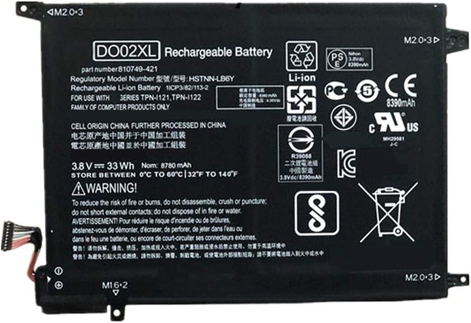 DO02XL HP Pavilion X2 10-j024tu 10-j025tu/n013dx/n030ca HSTNN-DB7E kompatibelt batterier