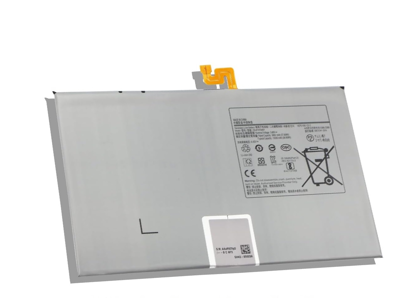(bilde for) EB-BT975ABY Samsung Galaxy Tab S7 12.4 Plus 5G SM-T975N SM-T970 SM-T975 kompatibelt batterier