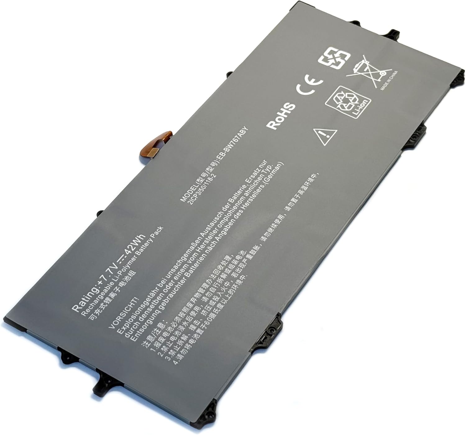 (bilde for) EB-BW767ABY SAMSUNG Galaxy Book S Flex NP767XCM-K02US kompatibelt batterier