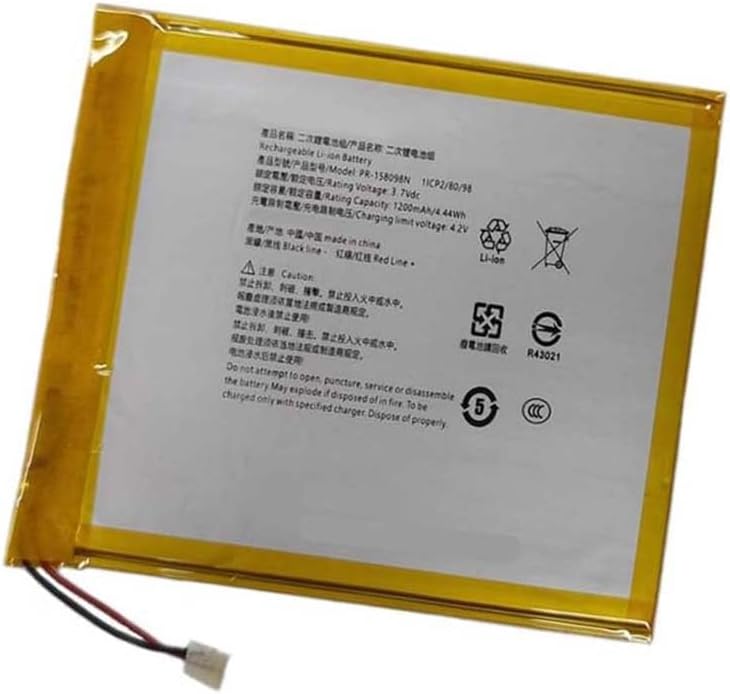 (bilde for) 3.87V EVE188595QH for Kobo Libra Color kompatibelt batterier