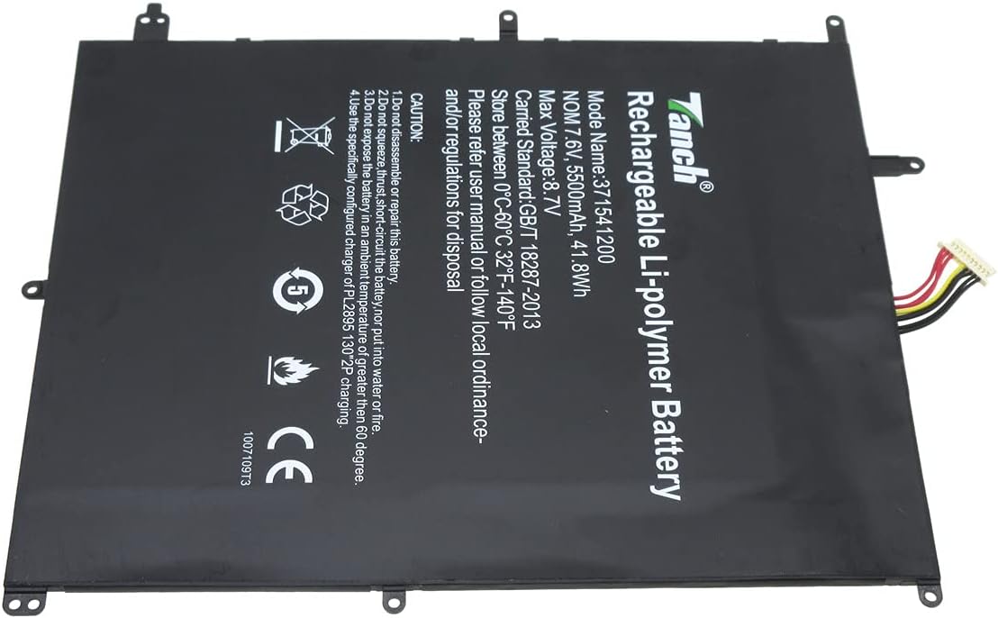 Trekstor Primebook P14 p14b c13,A146 HW-371541200 7.6 V 5500 mAh kompatibelt batterier