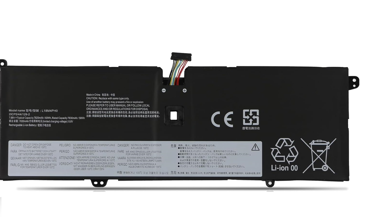 (bilde for) L18C4PH0 L18M4PH0 Lenovo Ideapad Yoga C940-14IIL 81Q9 2-in-1 14 inch kompatibelt batterier