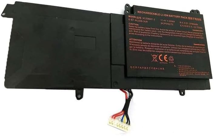 (bilde for) N130BAT-3 clevo N130BU N130WU N131BU N131WU N141ZU N151ZU,InfinityBook Pro 13,lingyue S4 kompatibelt batterier