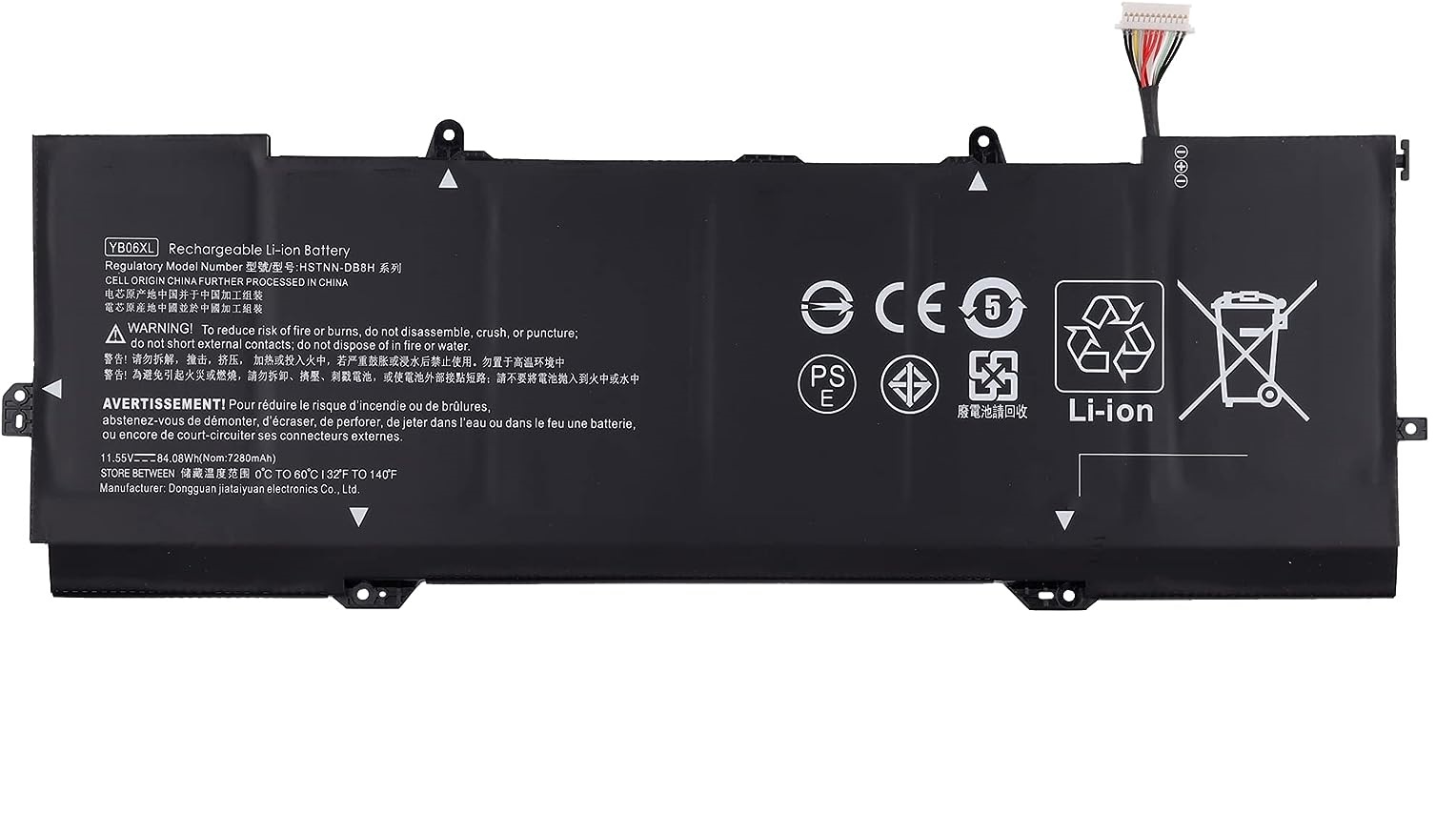 HP Spectre X360 15-CH011NR CH001TX CH015ND 928372-855 928372-856 kompatibelt batterier